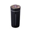 Car Air Humidifier 300ml Capacity Colorful Night Light Mini USB Portable Essential Oil Diffuser for Home Office Black