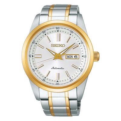 SEIKO SELECTION SARV004 Сделано в Механические Автоматические ручной завод Дата и День Неделя Серебряный Желтое Золото Белый Нержавеющая Сталь [Часы Seiko] Мужские Часы, Япония,