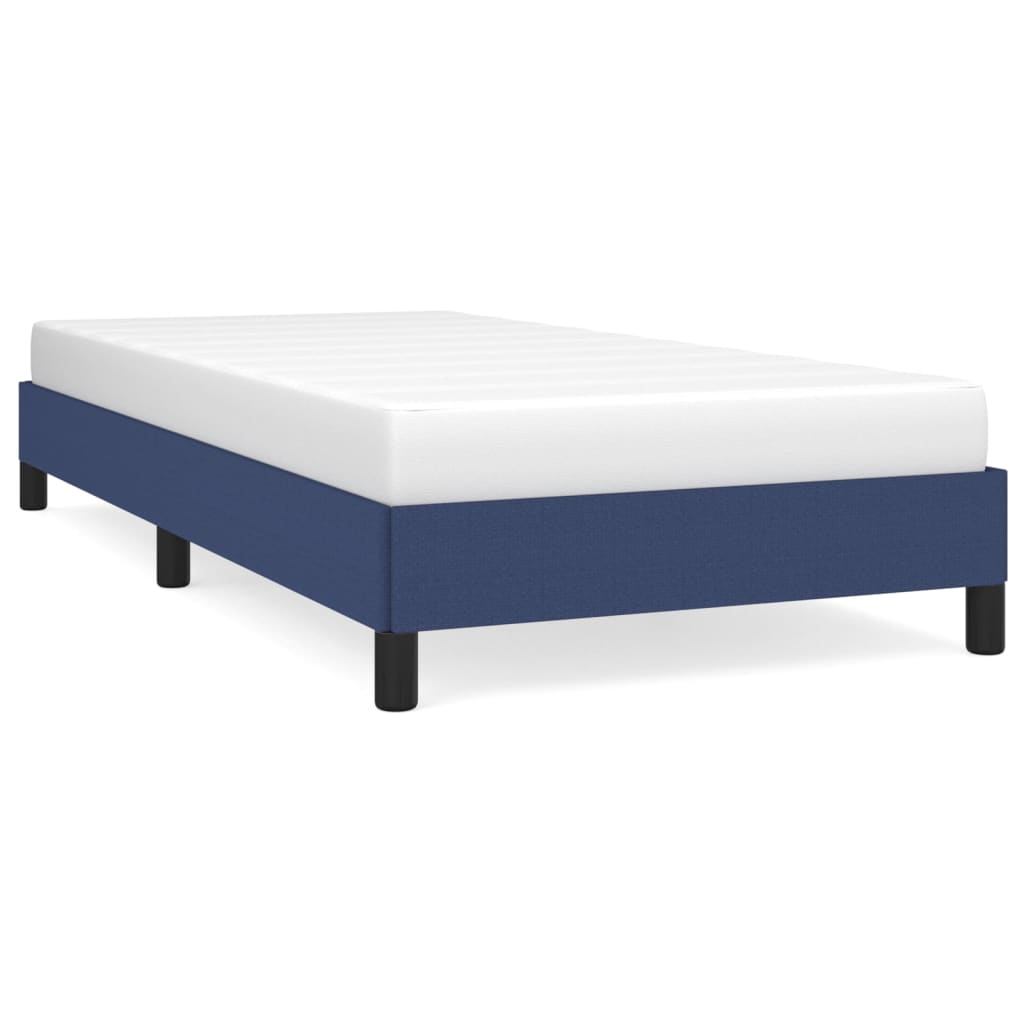 Vidaxl Rama Łóżka Bez Materaca Niebieska 90X190 Cm Tkanina
