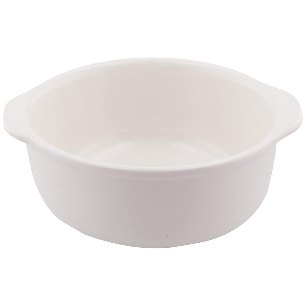 Banko-yaki oven-safe heat-resistant monotone soup plate white diameter approximately 13cm onion gratin tableware ceramic microwave safe made Japan
