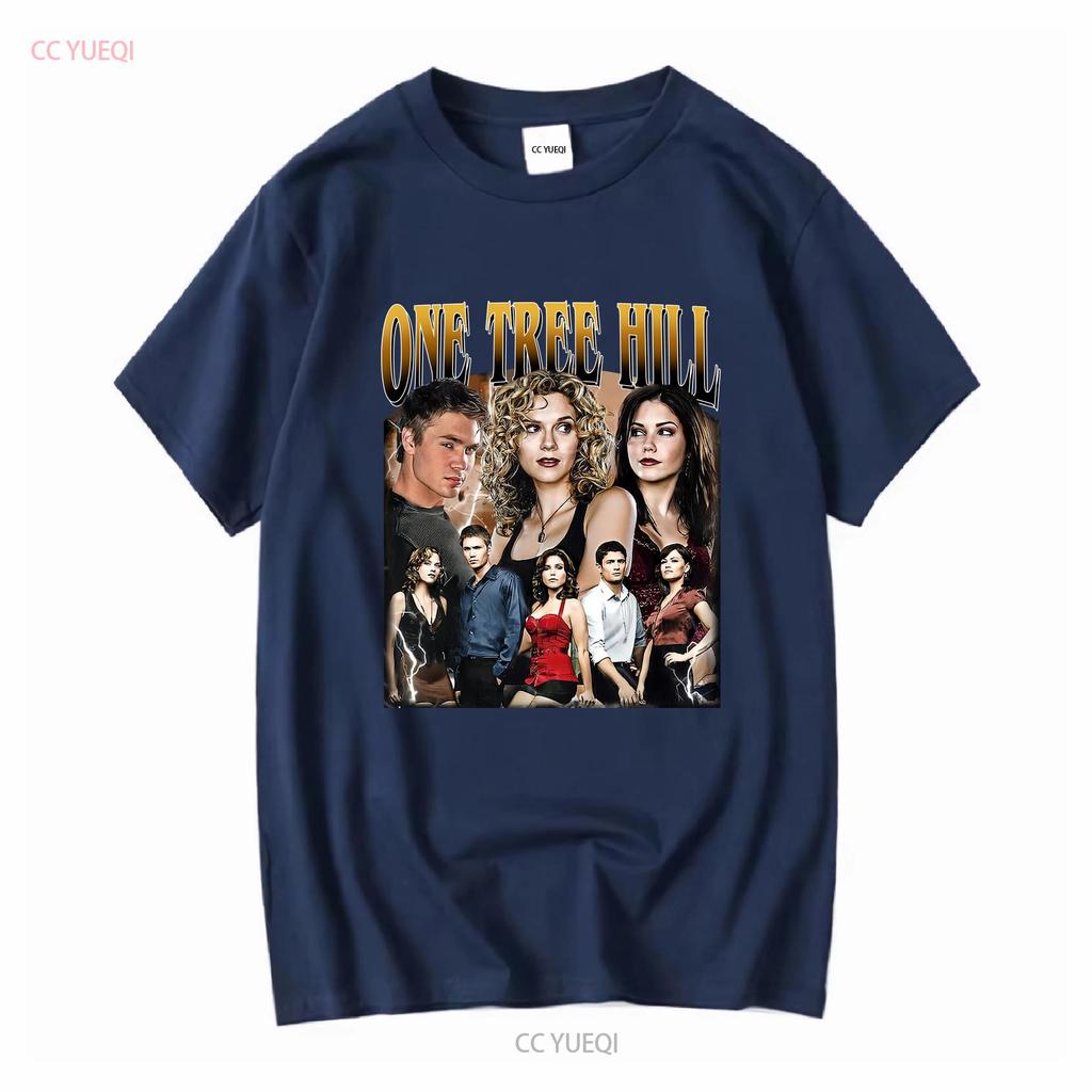 Ограниченная серия Винтажная футболка One Tree Hill для женщин и мужчин с длинным или коротким рукавом, винтажная, стиранная, дышащая, удобная, универсальная