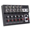 MIX5210 Звуковой микшер Цифровой микшер 10-канальный Компактный студийный микшер Клавишный микшер для домашней студии