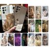 Чехол для телефона Samsung Galaxy S25 S24 S23 S22 S21 Ultra S24 S23 S22 S21 S25 Plus S24 S25 FE Милый кот