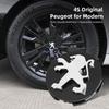 4 шт. Автомобильный значок Колпачок центральной ступицы колеса Автоаксессуары Для Peugeot 408 4008 308 3008 Rifter 5008 508 2008 208 301 RCZ 407 108