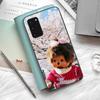 Cute Cartoon M-Monchhichi Phone Case For Samsung S 24 Fe 25 Ultra Plus 20 Lite 21 30 22 23 24 22 Ultra 5G Fundas