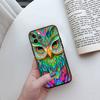 Чехол для телефона ED12 Cartoon Art Owl для iPhone 6 6s 7 8 11 12 13 14 15 XS Pro Max XR X SE Samsung S20 S21 S22 S23 S24 FE Ultra Plus Lite S21S A55