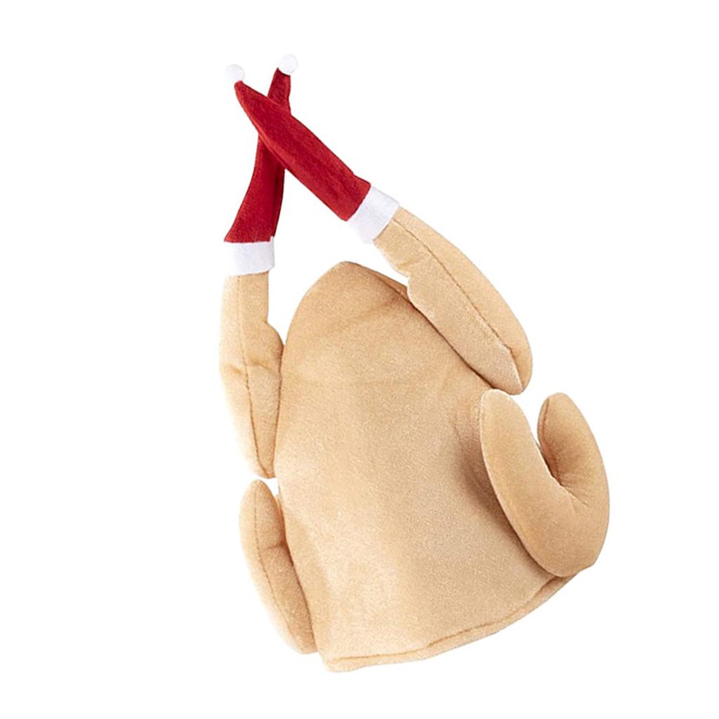 Взрослые Подростки Смешная Стерео Шляпа Индейки Шляпа на День Благодарения Женские Женские Шляпы Карнавальная Рождественская Вечеринка Нарядная Шляпа