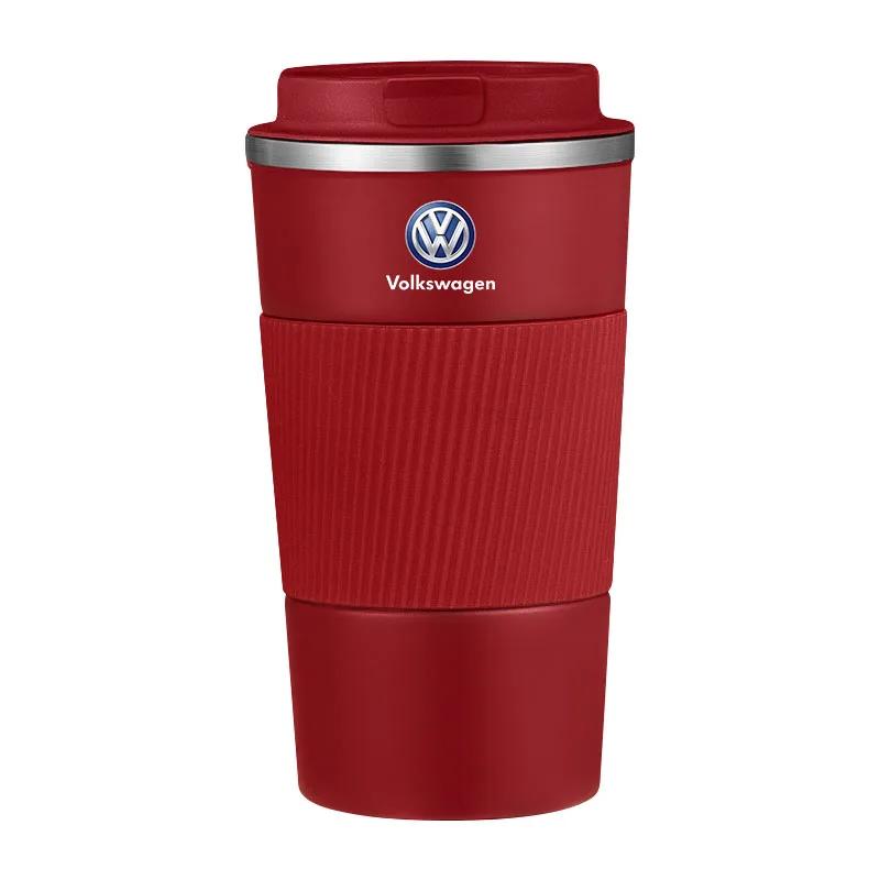 2026 Hot For Volkswagen VW 500ML Stainless Steel Coffee Thermos Bottle Thermal Mug Leakproof For Volkswagen Jetta MK5 MK6 Golf-4