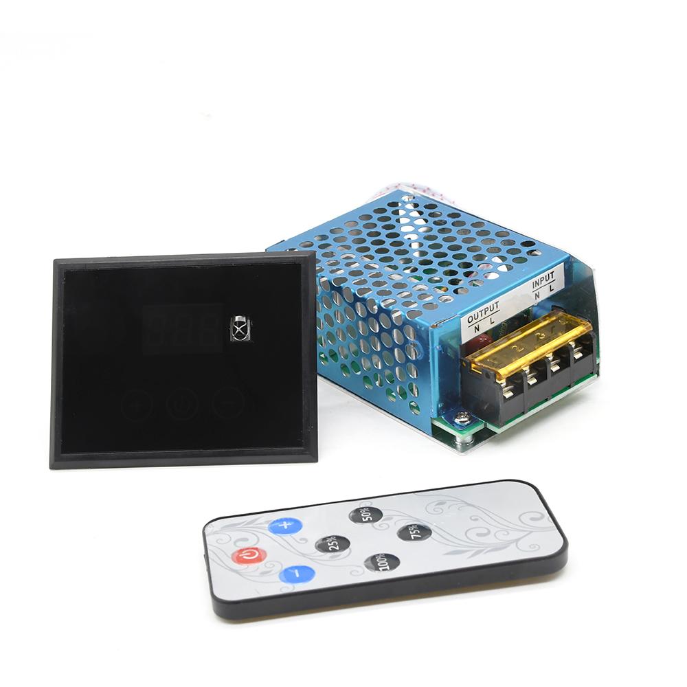AC 220V 4KW 4000W SCR Digital Control Electronic Voltage Regulator Speed Control Dimmer Thermostat + Digital Meters Power Supply