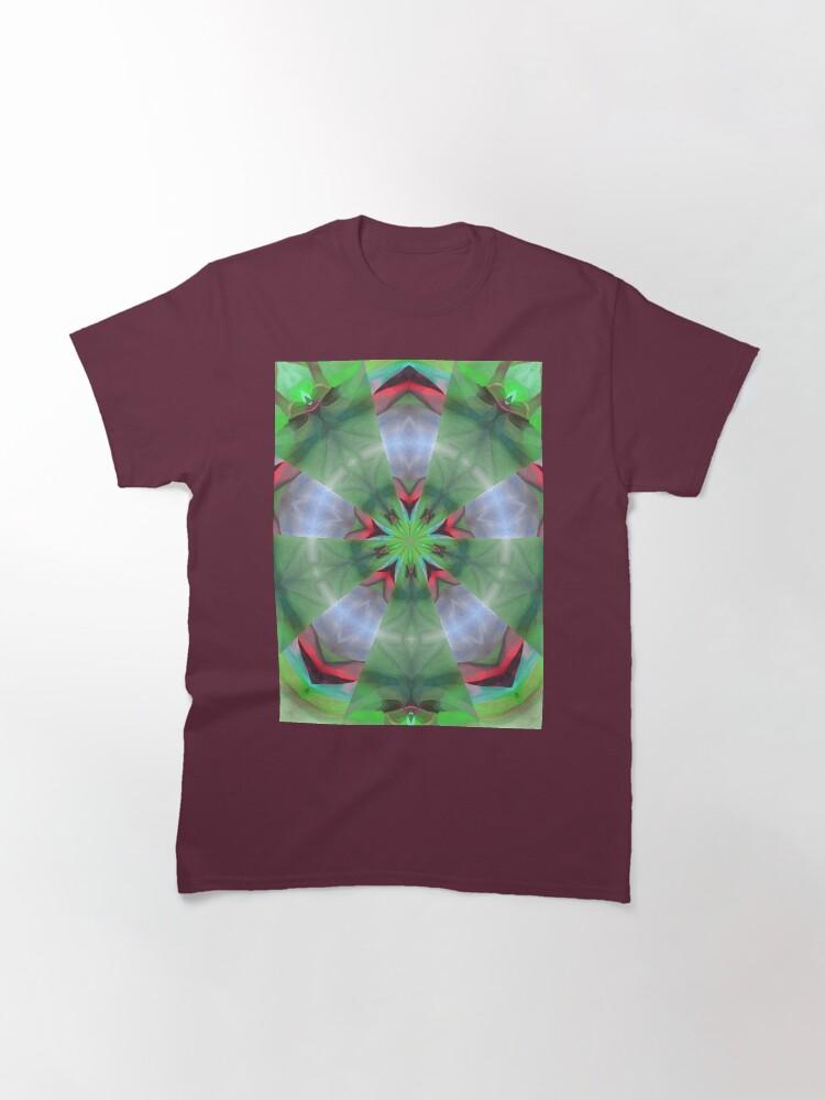 Pentangle Pastel Shades Multicolored Kaleidoscope Pentangle Pattern 5 Classic T-Shirt