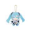 45-летие Gundam x Hatsune Miku Hatsune Miku x Strike Freedom Gundam Type 2 Чиби Швейная Сидячая Фигурка-Талисман