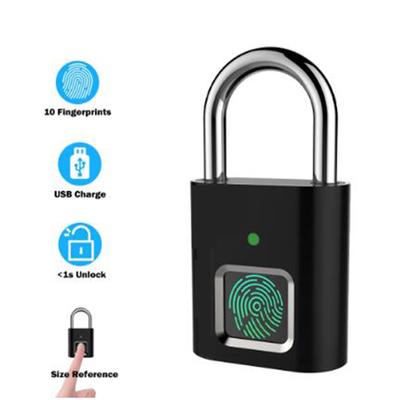 Z30 Умный биометрический замок с отпечатком пальца для двери, USB-перезаряжаемый, портативный противоугонный замок с отпечатком пальца для ящика для сумок