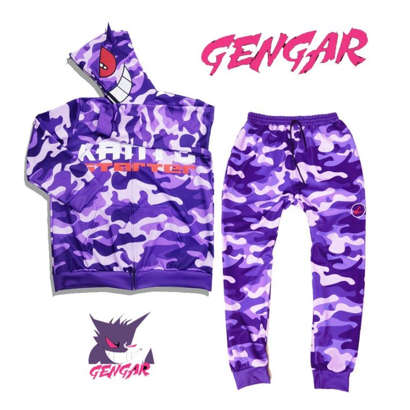 Унисекс 3D худи Gengar для модных личностей