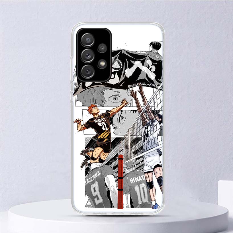 Haikyuu Oya Волейбол Аниме Мягкий Чехол Для Samsung Galaxy A17 A16 A26 A36 A56 A15 A14 A13 A55 A54 A53 Чехол для Телефона A25 A35 A24 A3
