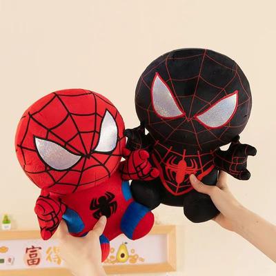 25 см Фигурка Marvel Мстители Аниме Мультфильм Человек-паук Наполнитель Плюшевые Игрушки Каваи Милые Набивные Куклы Детские Рождественские Подарки