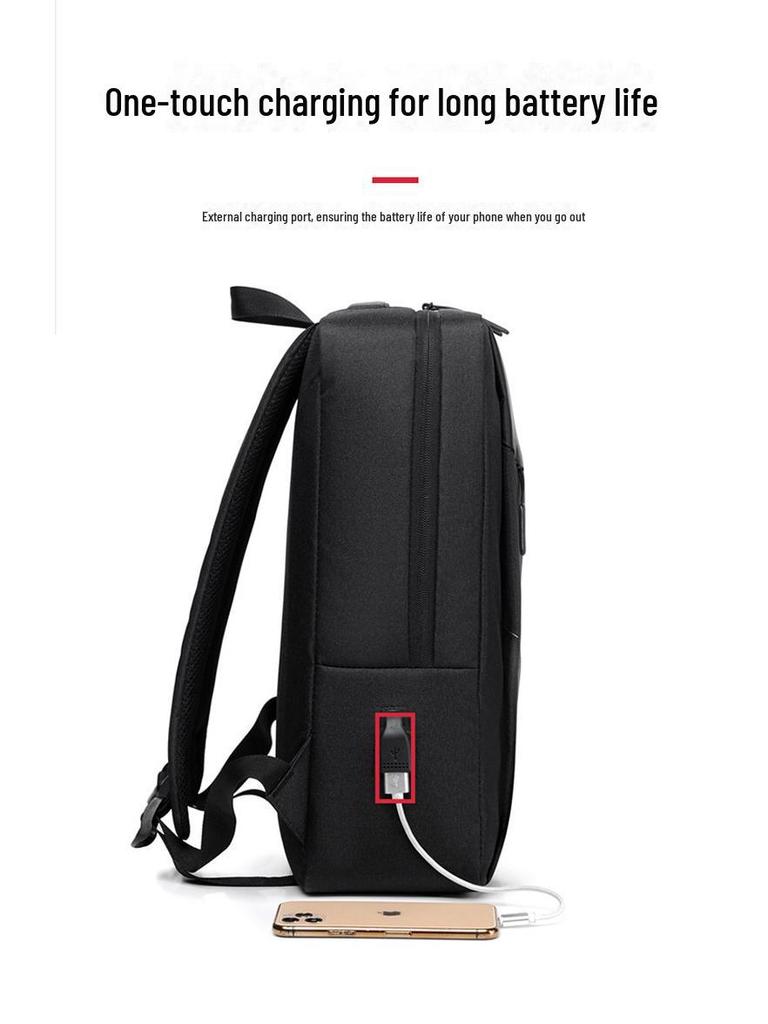 Мужской водонепроницаемый деловой и дорожный рюкзак высокого класса с большой вместимостью