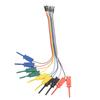 20CM 10 Pin Probe Test Clip Logic Analyzer, High Efficiency Cable Gripper Clamp Kit for Chips Pins Test Testing Probe