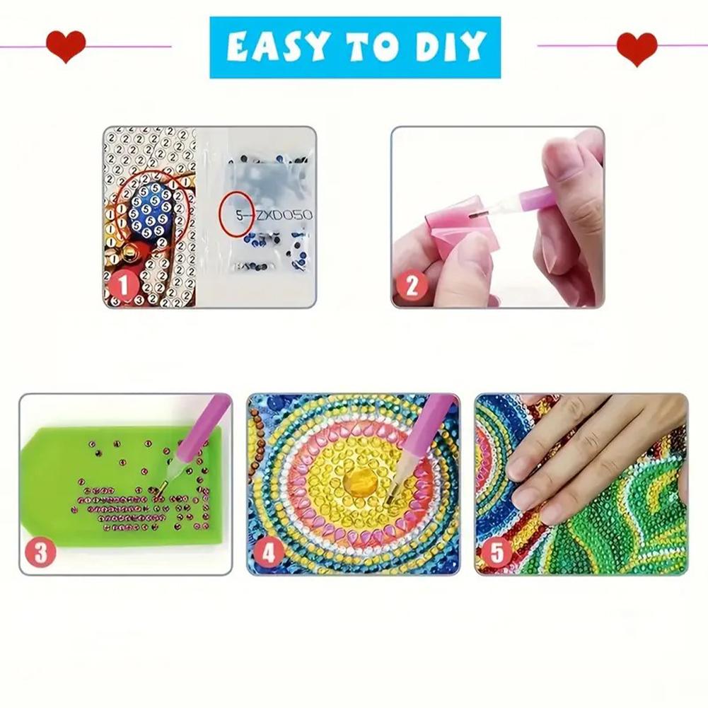 Красивый узор Алмазная живопись Держатель для карт Кошелек для монет DIY Поделка 5D Алмазный Ручной работы Держатель для карт Кошелек Подарки для женщин