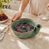 Керамическая миска-дуршлаг для овощей Swirl Berry, Автоматическая вращающаяся миска для мытья фруктов, Корзина для промывки с быстрым сливом для свежих продуктов