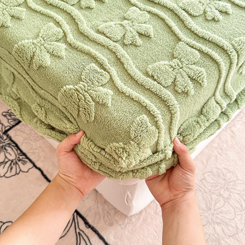 1 шт. простыня на резинке зимняя простыня однотонный покрывало теплое постельное белье эластичные чехлы для матрасов sabanas para cama (Нет наволочки)