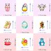 100 Pcs Cute Animal Stickers for Water Bottle, Laptop, Skateboard, Luggage, Phone Case, Vinyl Stickers Pack Easter Gifts for Kid
