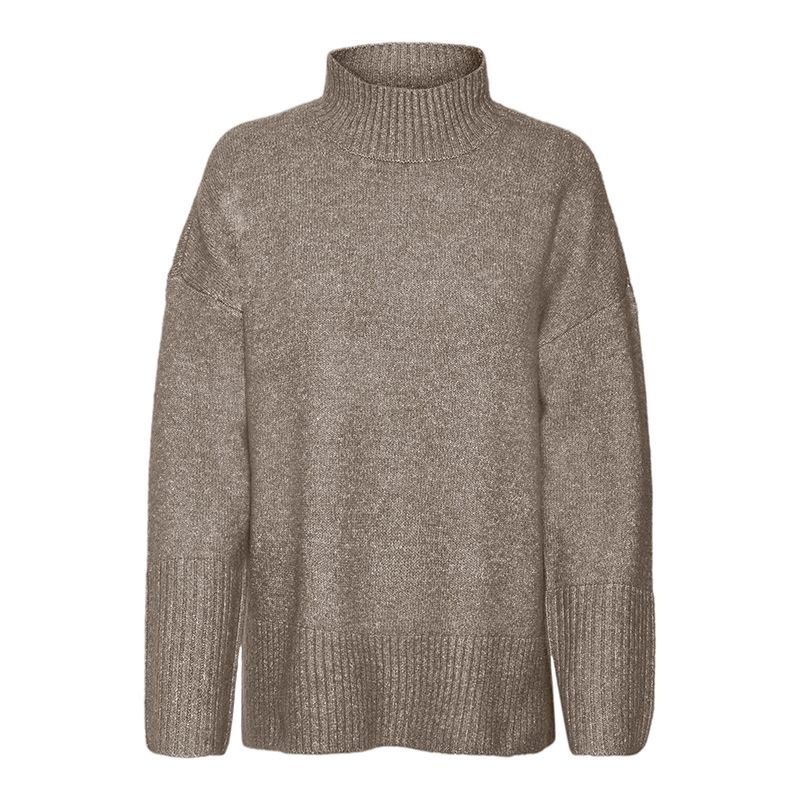 Женский свитер с высоким воротником и расклешенными рукавами VERO MODA