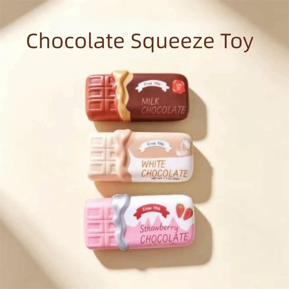 Relax Gift Strawberry Chocolate Squeeze Toy Sensory Slow Rebound Squeeze Toy Children