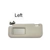 For Toyota Auris Corolla 2007 - 2013 Car Interior Sun Visor with Mirror Sun Shade Left Driver Side Gray Beige right side
