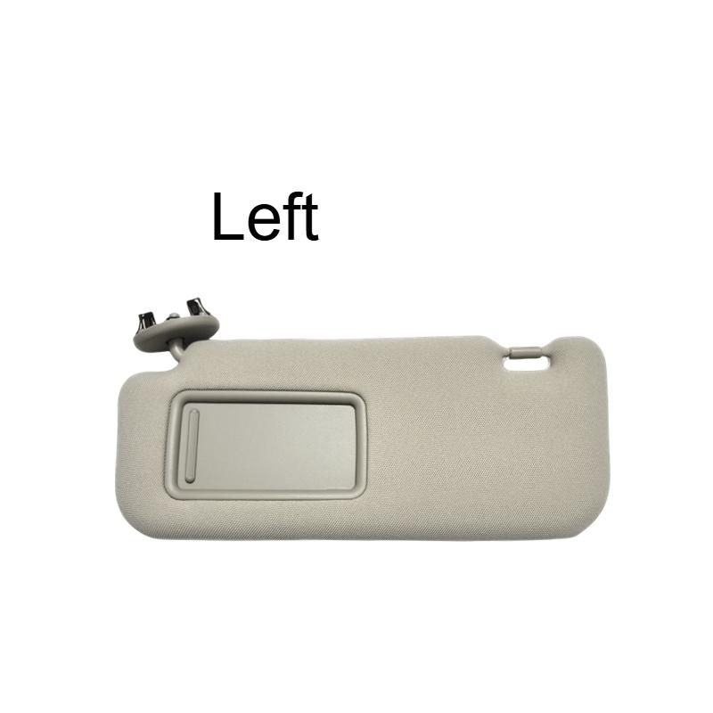 For Toyota Auris Corolla 2007 - 2013 Car Interior Sun Visor with Mirror Sun Shade Left Driver Side Gray Beige right side