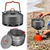 1.1/1.6L Portable Water Pot Lightweight Aluminum Alloy Tea Kettle for Boiling Water Coffee Pot for Outdoor Hiking Camping