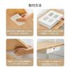 AiO JAPAN Under-Desk Storage, White, Sliding Drawer, Add-On Storage Box, No Tools Required (Large) [Parallel Import]