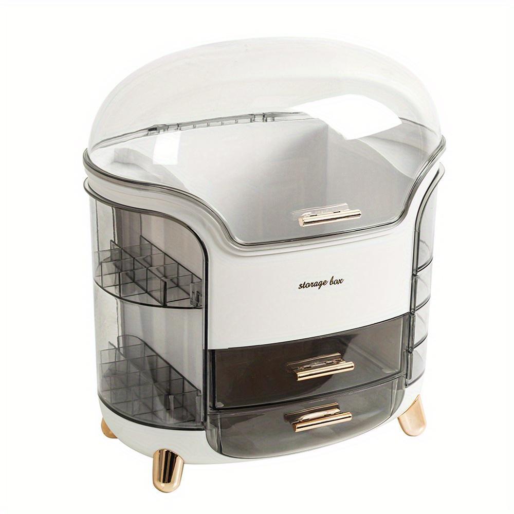 High-quality Desktop Cosmetics Storage Box Dustproof and Waterproof Makeup Storage Box Bathroom Jewelry Multi-scene Lipstick Face Mask Makeup