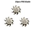10 шт. сменная головка электробритвы 3 лезвия для триммера для бороды Fr8 Fr6, машина для сухого и влажного бритья