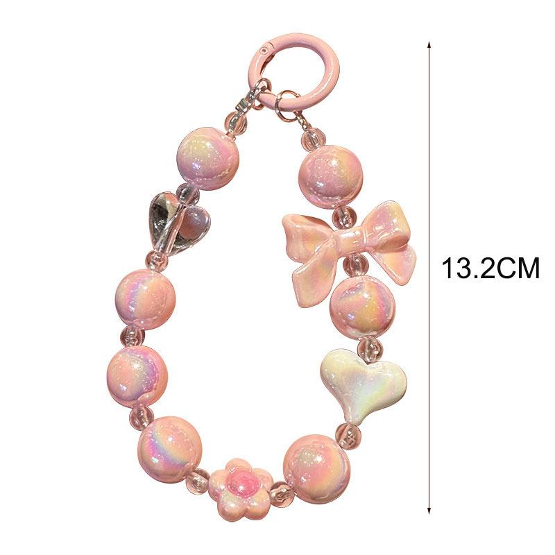 Цветной бант из бисера брелок для мобильного телефона подвески для девочек пара бисерная сумка кулон автомобильный брелок