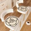 1Pc Seat Cushion Fashion Flower Design Simple Summer Durable Breathable Ice Silk Cooling Mat