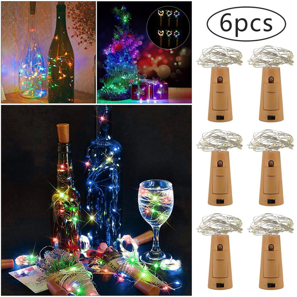 Ramidos LED Bottle String Lights Battery Cork Shaped Christmas Wedding Party