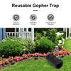 Ловушка для сусликов, легко устанавливаемая, устойчивая к погодным условиям, многоразовая, прочная, для сада, газона, фермы, слепышей, крыс, грызунов, туннельная ловушка-ловушка