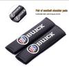 Buick Logo Carbon Fiber Leather Seat Belt Shoulder Pad Cover