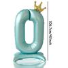 42inch Pink Blue Crown Number Foil Balloons Birthday Party Wedding Xmas Decoration Digital Ballon Kids Baby Shower Air Globos
