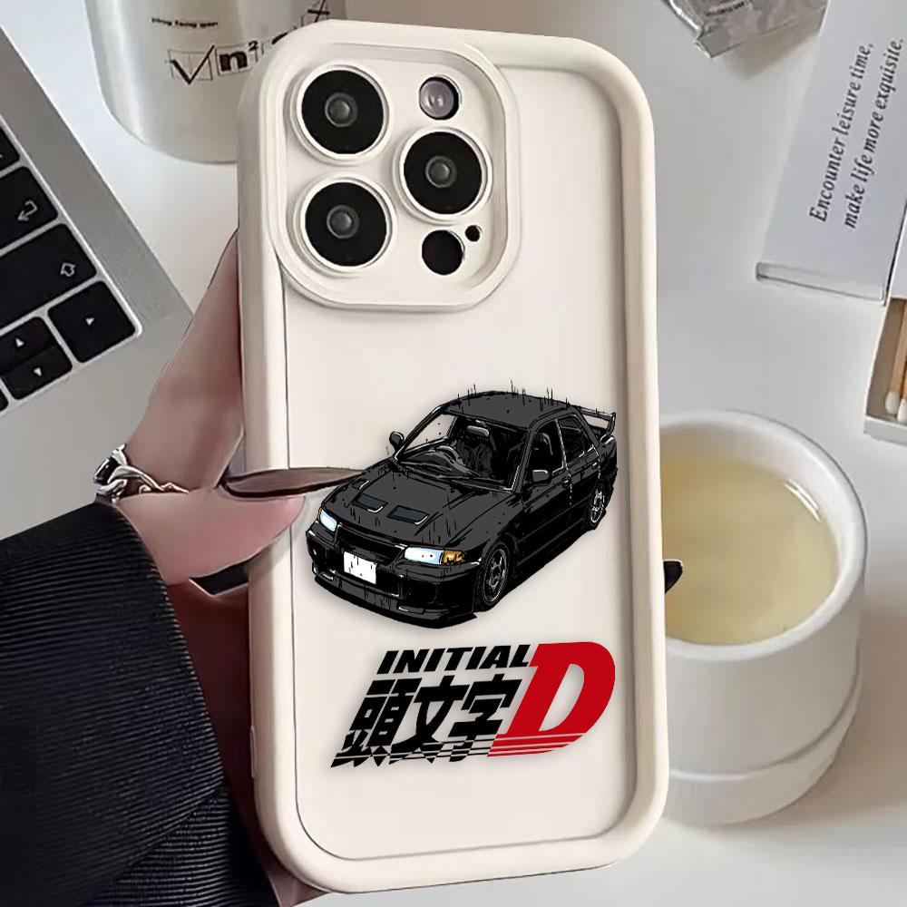 Чехол для телефона автомобиля с задним фонарем Initial D AE86 Для iphone Apple 17 AIR 16 16E 11 12 13 14 15 XR Plus Pro Max Силиконовый чехол