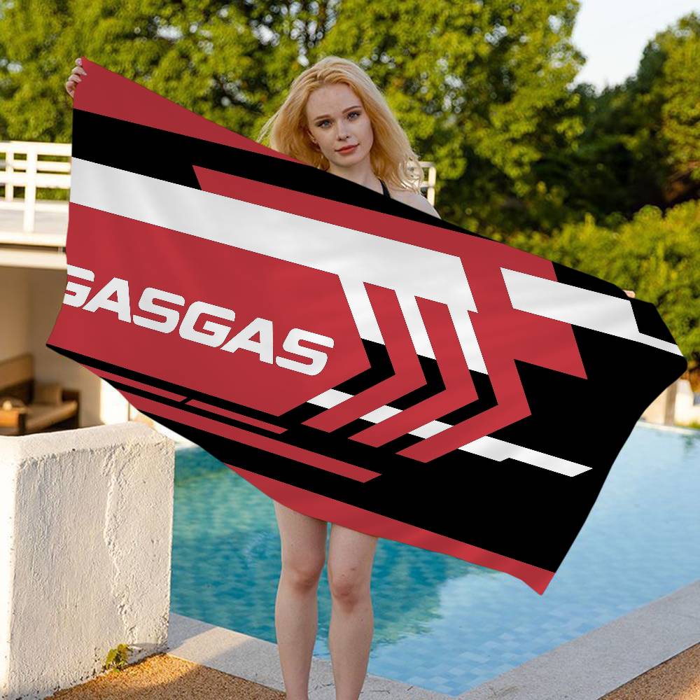 G-Gas-Gas Красное Мотоциклетное Пляжное Полотенце Цветные Полотенца Для Ванны Для Девочки Микрофибра Быстросохнущее Персонализированное Без Песка Пляж Йога Спа Тренажерный Зал Бассейн