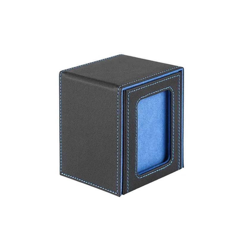 Коробка для коллекционных карточек, прочный и надежный контейнер для хранения карт, коллекционный футляр для игровых карт, вмещает более 100 карт, коробка для хранения