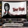 The Conjuring Annabelle Personalized Tapestry Support Custom Name, Wall Art Home Decoration
