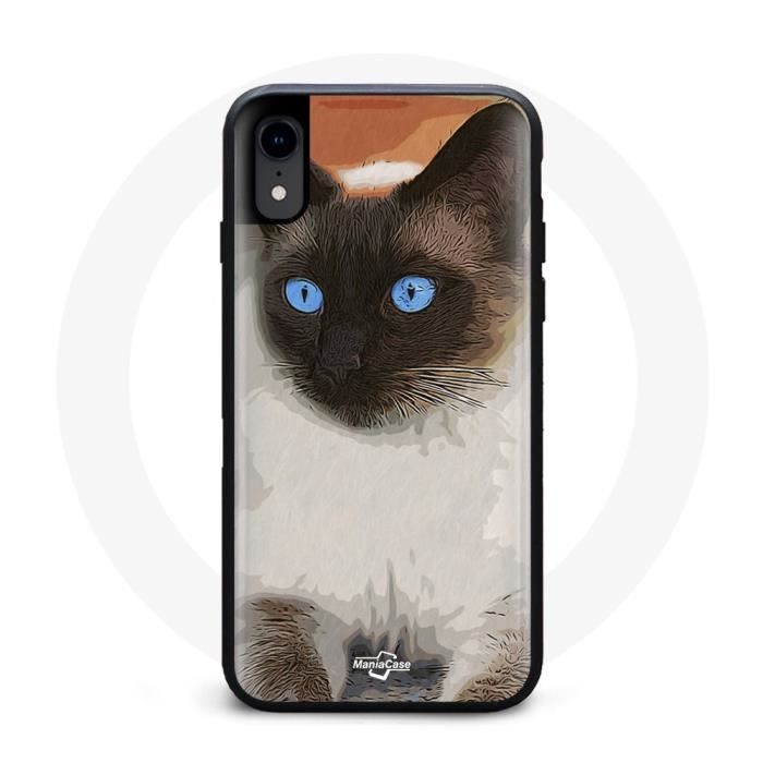 Coque Iphone X Siamois Chat