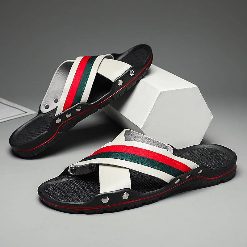 2025 мужские тапочки дышащие тапочки пляжная обувь сандалии домашняя одежда классные тапочки мужские