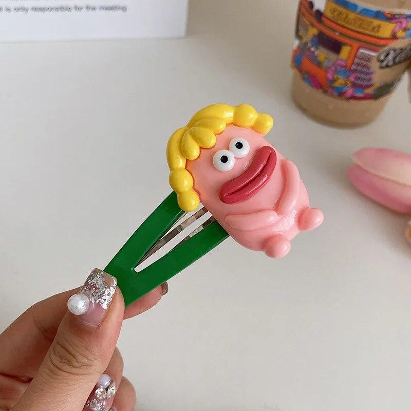 New Sweet Cartoon Ice Cream Hair Clips Fashion Large Hairpins Hairgrip Barrettes For Women Girls Hair Accessories Headdress Gift