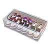 Foldable Clear Shoe Container Sturdy PVC Materials And Metal Frame Compact Home Organization Shoe Storage Box