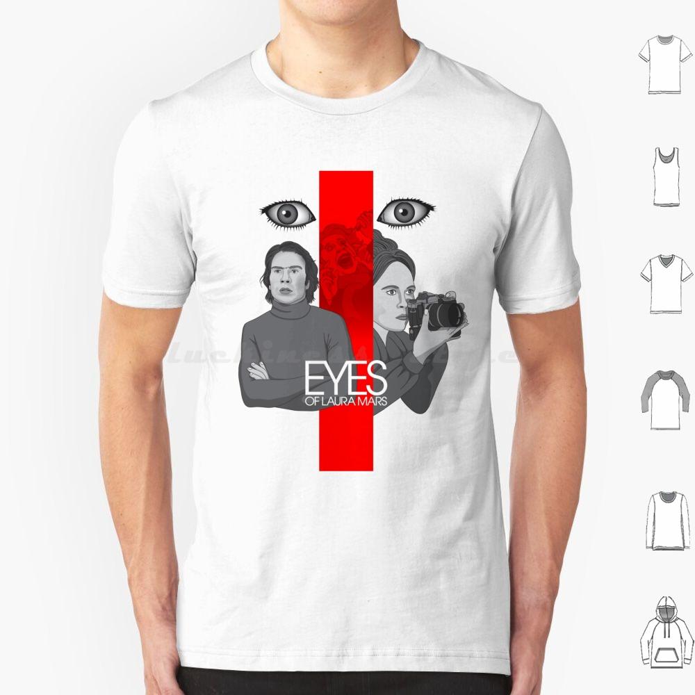 Футболка Eyes Of Laura 6XL Хлопок Прохладная Футболка Фильм Кино Ретро Экран Вектор Фэй Данауэй Джон Карпентер Ли Джонс Глаза Камера
