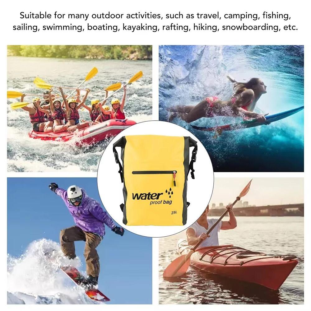 Water Floating Swimming Backpack Dry Storage Bag Rafting Bucket Bag Canoe Kayaking