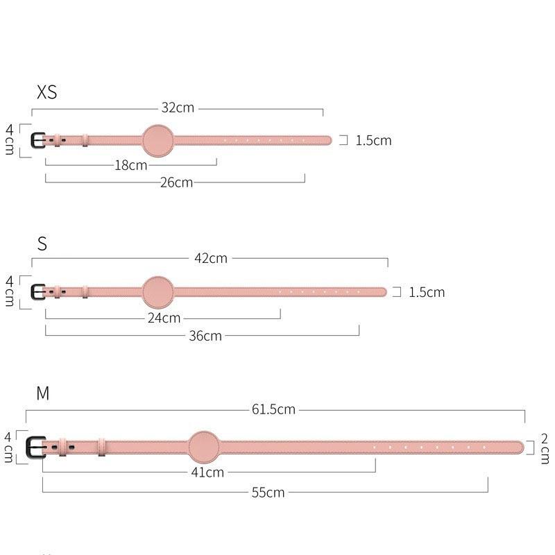 Для Apple Airtag защитный трекер водонепроницаемый ошейник для домашних собак с защитой от потери позиционирования силиконовый ошейник из искусственной кожи ошейник для защиты от потери домашних кошек и собак